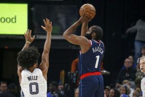 里程碑预警！哈登常规赛得分来到28269分 距离第10的安东尼差20分